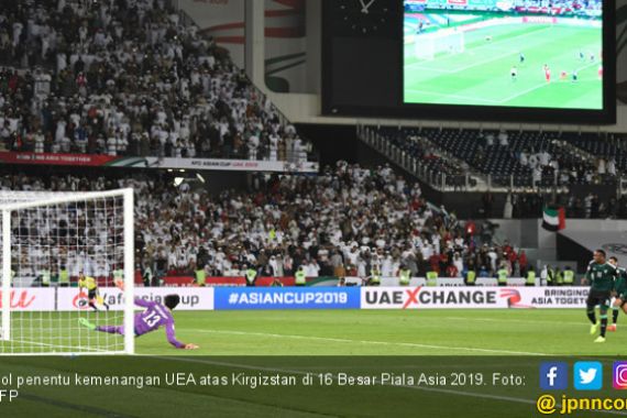 Gol Penalti di Menit 103 Antar UEA ke Perempat Final Piala Asia 2019 - JPNN.COM