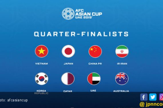 Profil Singkat 8 Negara yang Lolos Perempat Final Piala Asia 2019 - JPNN.COM