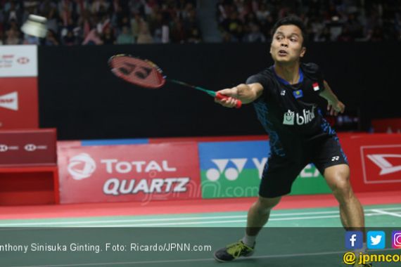 Ginting Pastikan Kemenangan Indonesia Atas Inggris, Lihat Backhand-nya, Luar Biasa! - JPNN.COM