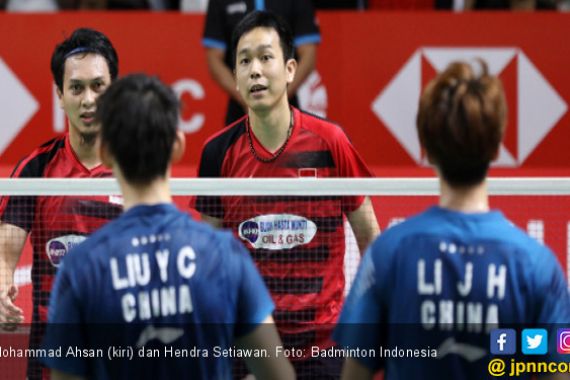 Indonesia Masters: Ahsan / Hendra Menang Mudah dari Tiang Listrik Tiongkok - JPNN.COM