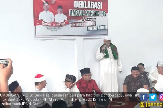 Doa Tulus dan Dukungan Para Habib agar Jokowi Menang Lagi - JPNN.COM