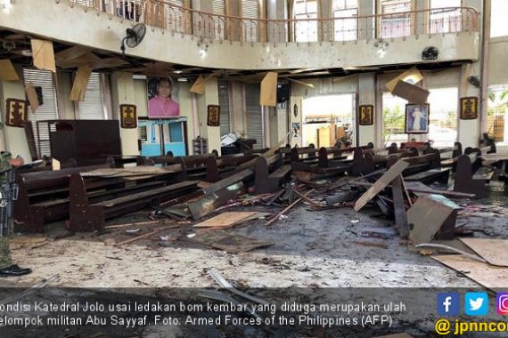 Pelaku Bom Bunuh Diri di Katedral Jolo Belum Pasti Warga Indonesia - JPNN.COM