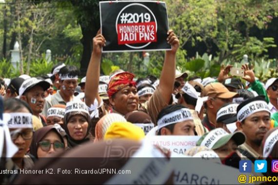 Perkembangan Kasus Honorer K2 DKI Jakarta Disuruh Masuk Selokan - JPNN.COM