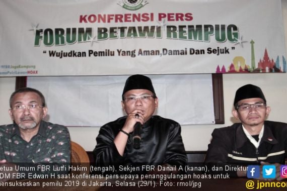 Jelang Pemilu, FBR Luncurkan Program Jaga Kampung untuk Tangkal Hoaks - JPNN.COM