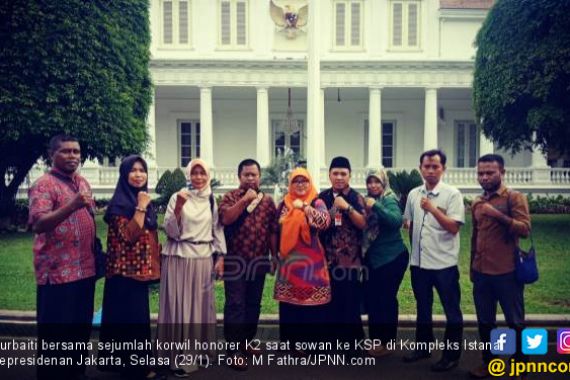 Penjelasan Pihak Istana ke Pengurus Honorer K2 soal Gaji PPPK - JPNN.COM