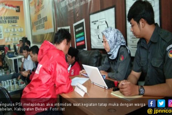 Pembuat Onar di Acara Sosialisasi PSI Dilaporkan ke Polres Bekasi - JPNN.COM