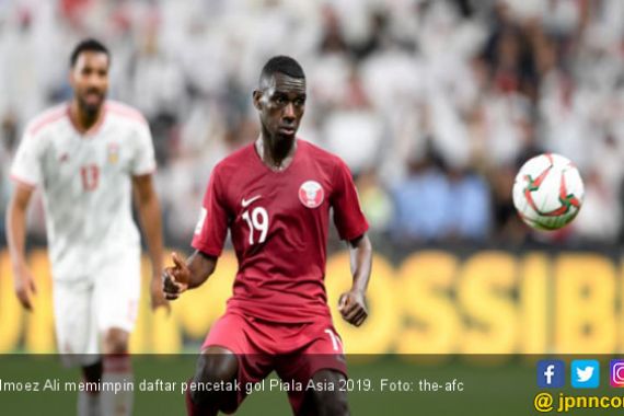 Samai Rekor Ali Daei, Almoez Ali Pimpin Daftar Pencetak Gol Piala Asia 2019 - JPNN.COM