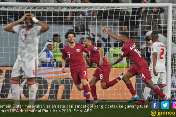 Permalukan Tuan Rumah, Qatar Ukir Rekor, Ketemu Jepang di Final Piala Asia 2019 - JPNN.COM