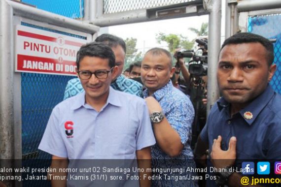 Usai Kunjungi Ahmad Dhani, Sandiaga Uno Pengin Revisi UU ITE - JPNN.COM