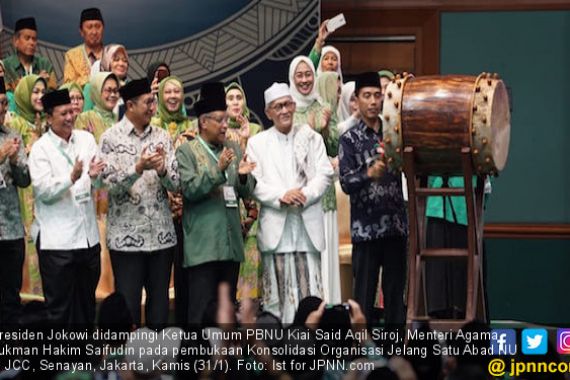 Jokowi: Saya Merasa Adem Bersama Kiai dan Jemaah NU - JPNN.COM