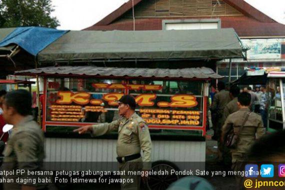 Pemilik dan Penjual Sate Padang Mengandung Daging Babi Jadi Tersangka - JPNN.COM