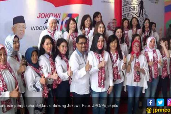 Para Ibu Sosialita Ini Deklarasikan Dukungan untuk Jokowi - Ma'ruf - JPNN.COM