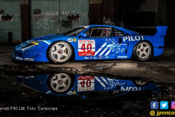 Ferrari F40 LM Versi Balap Dilelang, Si Penakluk Le Mans 24 Hours - JPNN.COM