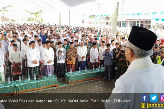 Prabowo Rajin ke Pesantren, Kiai Ma'ruf: Saya Didukung Semua Kiai - JPNN.COM