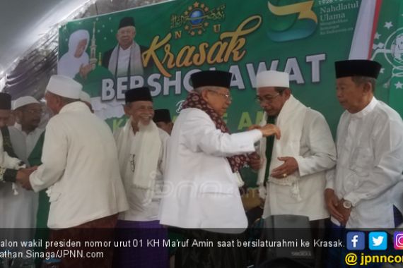 Ma'ruf Amin dan Jokowi seperti Ganda Badminton - JPNN.COM
