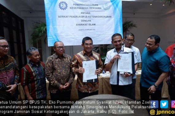 SP BPJS Ketenagakerjaan Teken Kesepakatan dengan Syarikat Islam - JPNN.COM