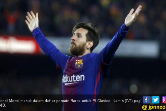 Kabar Gembira Buat Fan Barcelona Jelang El Clasico - JPNN.COM