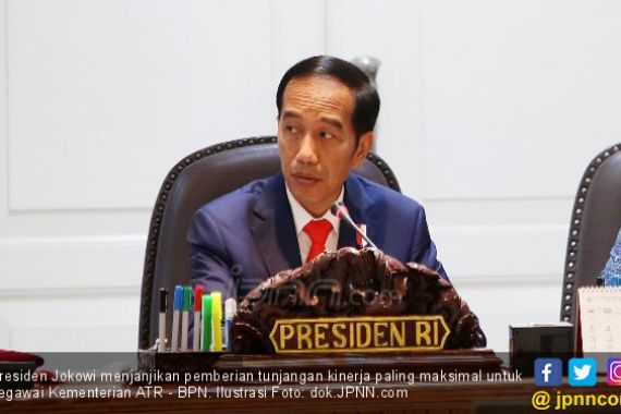 Jokowi Janjikan Tunjangan Kinerja Paling Maksimal untuk Pegawai BPN - JPNN.COM