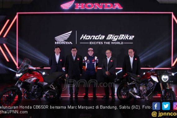 Marquez Iringi Peluncuran Honda CB650R, Harga Rp 265 Juta - JPNN.COM
