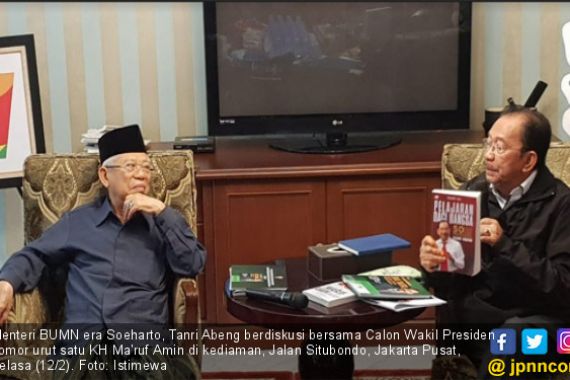 Menteri BUMN era Soeharto: Pemikiran Saya Sama dengan Kiai Ma'ruf Amin - JPNN.COM