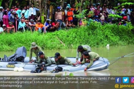 Mayat Bocah 10 Tahun Ditemukan Mengapung di Sungai Tembesi - JPNN.COM