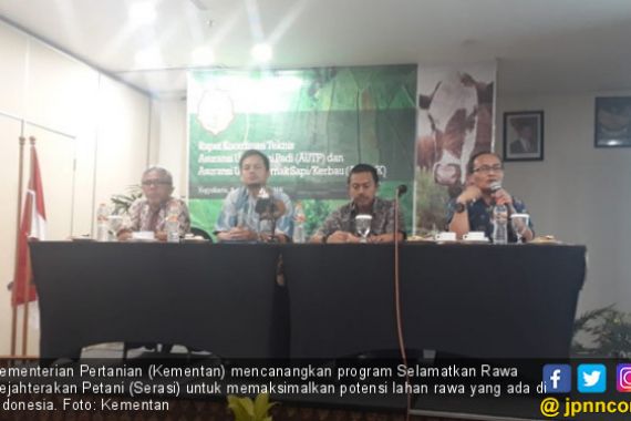 Garap Potensi Lahan Rawa Lampung dengan Program Serasi - JPNN.COM