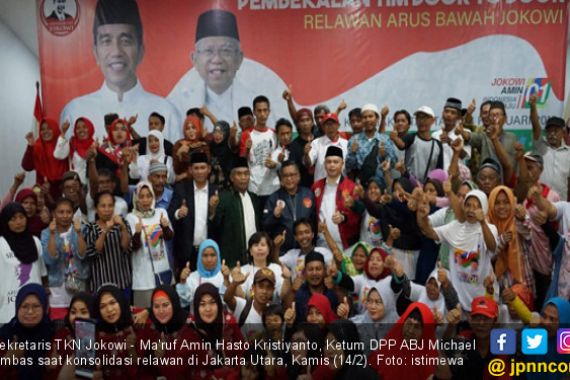 TKN Targetkan Jokowi - Ma'ruf Amin Menang Mutlak di Jakarta Utara - JPNN.COM
