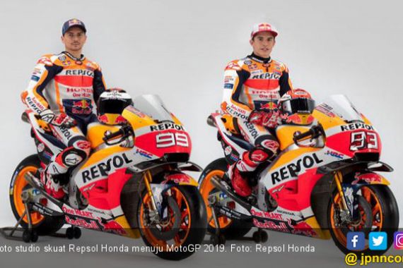 MotoGP 2019: Repsol Honda Hanya Menyebar Foto Studio - JPNN.COM
