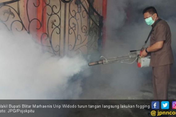 Wabah Demam Berdarah Meluas, Wabup Turun Tangan Fogging ke Rumah Warga - JPNN.COM