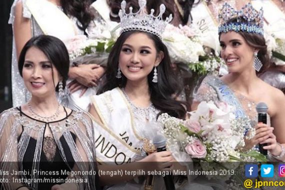 Selamat, Princess Megonondo Raih Gelar Miss Indonesia 2019 - JPNN.COM