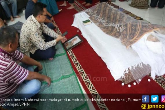 Pesan Menpora Saat Melayat ke Rumah Eks Sprinter Indonesia - JPNN.COM