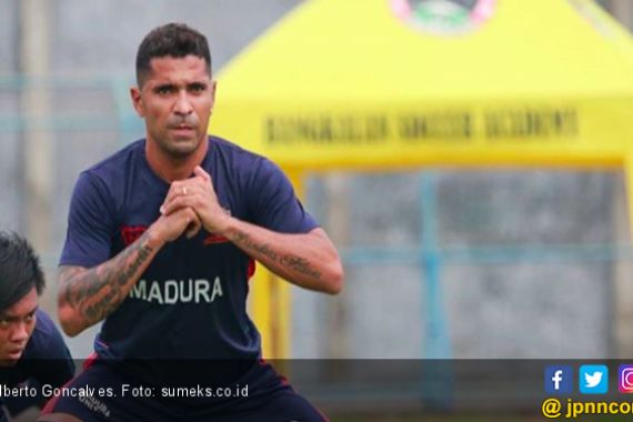 Bomber Madura United Beto Goncalves Ungkap Ambisi Pribadi - JPNN.COM