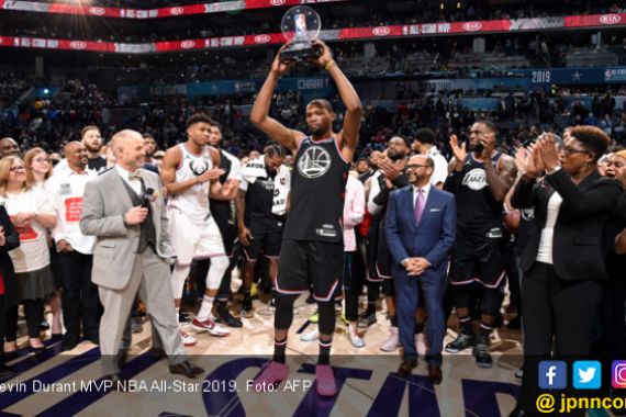 Kevin Durant Bangga jadi MVP NBA All-Star 2019 - JPNN.COM