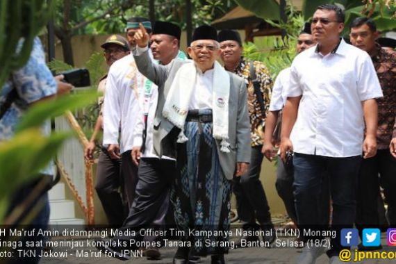 TKN: Jagoannya Itu Profesor Doktor Kiai Haji Ma'ruf Amin - JPNN.COM