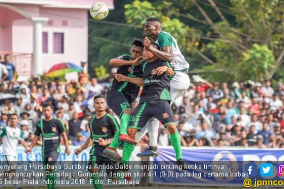 Amido Balde Ngamuk, Persebaya Hancurkan Persidago - JPNN.COM