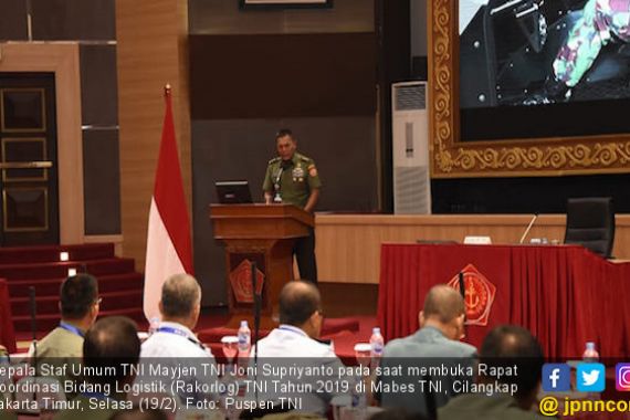 Pesan Penting Kasum TNI Saat Rapat Koordinasi Logistik 2019 - JPNN.COM