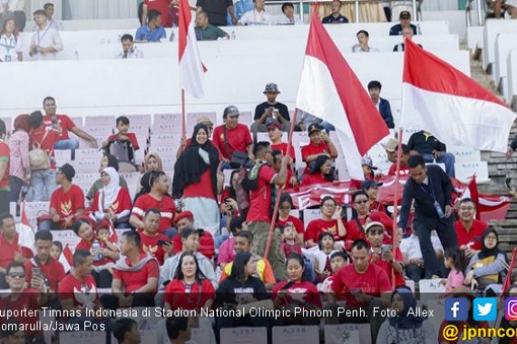 Piala AFF U-22, Timnas Indonesia vs Malaysia: Suporter Merah Putih Masih Setia - JPNN.COM