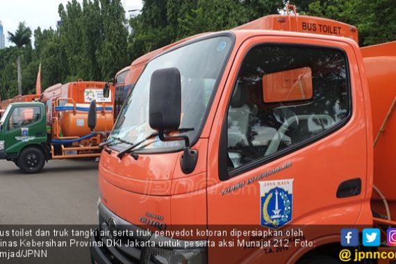 Pemprov DKI Jakarta Kerahkan 23 Bus Toilet untuk Peserta Munajat 212 - JPNN.COM