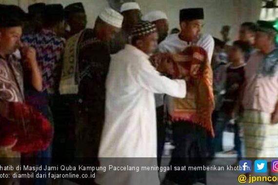 Innalillahi, Haji Rajwan Meninggal saat jadi Khatib Jumat - JPNN.COM