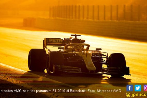 Tes Pramusim F1 2019: 2 Pembalap Mercedes-AMG Fokus Uji Ketahanan Ban - JPNN.COM
