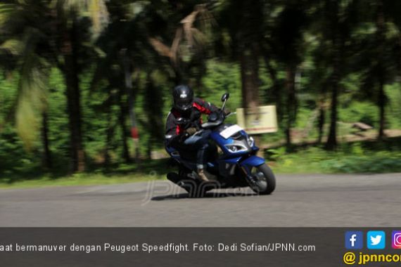 Test Ride Peugeot Speedfight : Terkaman Si Singa Kecil - JPNN.COM