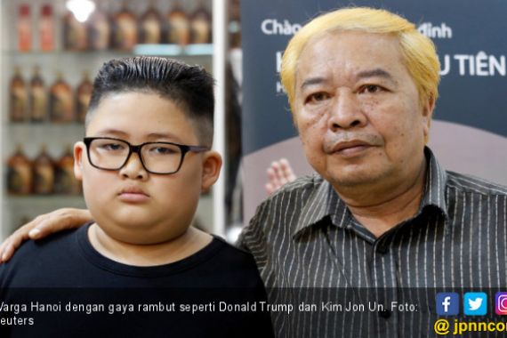 Warga Vietnam Sambut Kim dan Trump dengan Cukur Rambut Gratis - JPNN.COM