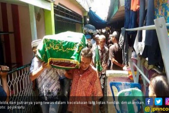 Tragis, Ibu dan Balitanya Tewas Dilindas Truk Usai Rayakan Pesta Ultah - JPNN.COM