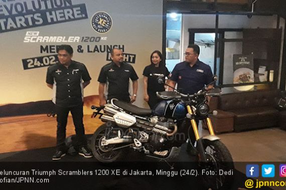 Mengaspal di Indonesia, Triumph Scrambler 1200 XE Dibanderol Rp 500 Juta Lebih - JPNN.COM
