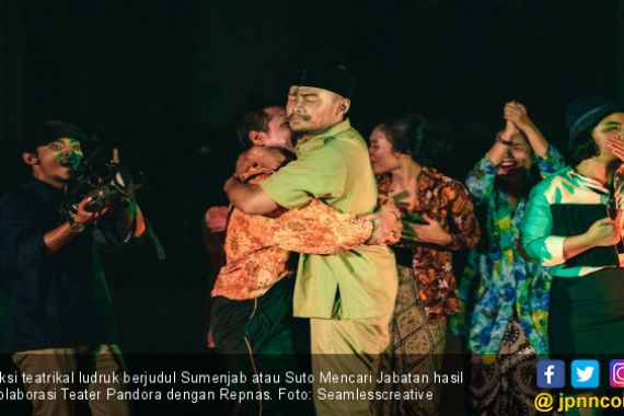 Repnas dan Teater Pandora Ajak Masyarakat Damai Meski Beda Pilihan Politik - JPNN.COM