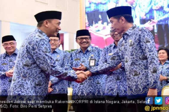 Jokowi Ajak KORPRI Sigap Merespons Perubahan Global - JPNN.COM