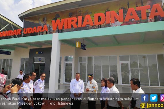 Menhub Lakukan Pengecekan di Bandara Wiriadinata Sebelum Diresmikan Presiden - JPNN.COM