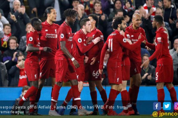 69 Poin dari 28 Laga, Seharusnya Liverpool Juara - JPNN.COM