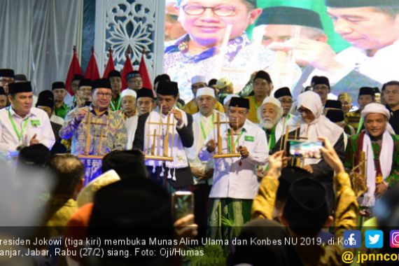 Jokowi Ingatkan Keluarga Besar NU soal Tantangan di Era Revolusi 4.0 - JPNN.COM