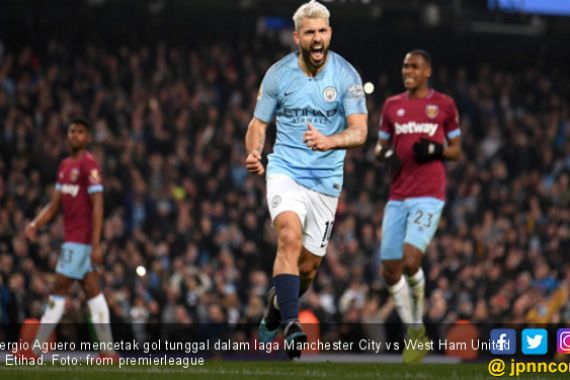 Gol Aguero Bikin Manchester City Setia Menempel Liverpool - JPNN.COM